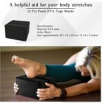 12 Pcs Yoga Blocks Foam Eva Lightweight Non Slip Bricks Bulk - Image 2