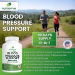 13-in-1 Heart Health Supplement, Blood Pressure Support, 90 Capsules - Image 2