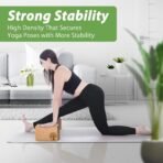 Cork Yoga Blocks 2 Pack Set, Natural High Density Non Slip Cork Yoga Brick - Image 4