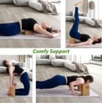 Cork Yoga Blocks 2 Pack Set, Natural High Density Non Slip Cork Yoga Brick - Image 7