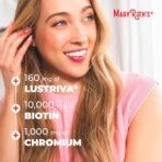 MARYRUTH'S Liquid Multivitamin + Hair Growth, Clinically Thicker Hair, 15oz - Image 5