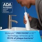Waterpik Cordless Pulse 3100 Portable Water Flosser, Rechargeable, White - Image 3