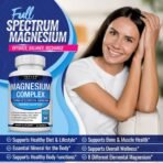 Toplux Magnesium Complex Supplement 8 Elemental - Magnesium Glycinate, Citrate, Malate, Taurate, Chelated for Easy Absorption for Bones, Muscle, Recovery, Energy, Vegan Non-GMO 90 Capsules - Image 3