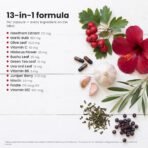 Blood Pressure Support Supplement, Hawthorn Hibiscus, 90 Count - Image 3