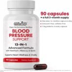 Blood Pressure Support Supplement, Hawthorn Hibiscus, 90 Count - Image 5