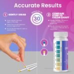 Pelvana Vaginal pH Test Strips (50) at-Home BV & Yeast Infection Test Kit - Image 4