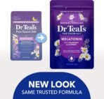 Dr Teal's Epsom Salt Magnesium Soak, Sleep Blend with Melatonin, Lavender & Chamomile Essential Oils, 3 lbs - Image 3