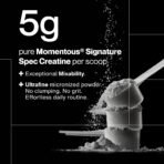 Momentous Creatine Monohydrate Powder, 5g per Serving, Unflavored - Image 4