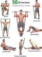 Renoj Resistance Bands for Working Out, 5 Levels Pull Up Assistance Bands Set for Workout, Exercise, Home Gym & Strength Training - Image 3