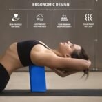 Yoga Blocks 2 Pcs, 9"x6"x3" Yoga Brick Foam Blocks EVA Foam Block Yoga Props Accessories for Yoga Pilates Stretching and Meditation - Image 4