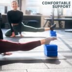 Yoga Blocks 2 Pcs, 9"x6"x3" Yoga Brick Foam Blocks EVA Foam Block Yoga Props Accessories for Yoga Pilates Stretching and Meditation - Image 5