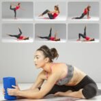 Yoga Blocks 2 Pcs, 9"x6"x3" Yoga Brick Foam Blocks EVA Foam Block Yoga Props Accessories for Yoga Pilates Stretching and Meditation - Image 7