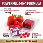 Force Factor Total Beets Ultimate Heart Health for Blood Pressure Support - Image 4