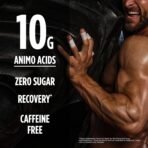 BSN Amino X BCAAs Recovery Powder, Caffeine Free, Fruit Punch, 30 Servings - Image 4