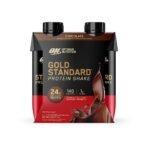 Optimum Nutrition Gold Standard 24g Protein Shake, Chocolate, 12 Ct - Image 4