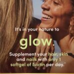 Nature's Bounty Biotin Hair Skin and Nails Vitamins, 120 Softgels - Image 4
