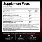 Men Supplements 20 in 1 - Male Supplements with Tongkat Ali, Black Maca Root for Men, Zinc, Vitamin B12, Astragalus for Normal Energy Support - 90 Vegan Caps - Image 7