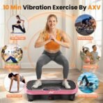 AXV Vibration Plate Exercise Machine Fitness Platform Body Vibrating Board - Image 3