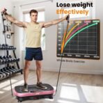 AXV Vibration Plate Exercise Machine Fitness Platform Body Vibrating Board - Image 4