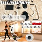 Foldable Magnetic Recumbent Stationary Exercise Bike - Image 7