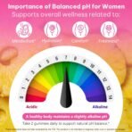 Feminine Probiotics Gummies,Vaginal Women Probiotic,Feminine Balance pH Gummies for Healthy Odor,Improve Immune,Support Vaginal Health,with Slippery Elm(60 Gummies) - Image 6