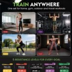 Resistance Bands, Exercise Bands Set for Working Out and Stretching - Image 5