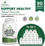 13-in-1 Heart Health Supplement, Blood Pressure Support, 90 Capsules - Image 6