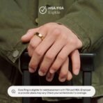 Oura Ring 5 Smart Wearable - Gold - Size 8 - Fitness & Sleep Tracker - Image 6