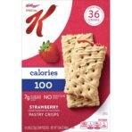 Special K Bar Pastry Crisps, Breakfast Bars, 100 Calorie Snacks, Value Size, Strawberry, 15.84oz Box (36 Crisps) - Image 7