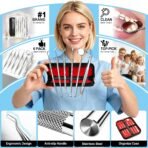 G.CATACC Dental Pick Tools, Plaque Tartar Remover for Teeth Cleaning Kit - Image 3
