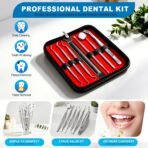 G.CATACC Dental Pick Tools, Plaque Tartar Remover for Teeth Cleaning Kit - Image 6