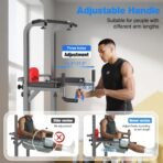 RELIFE REBUILD YOUR LIFE Pull Up Bar Free Standing Power Tower for Home Gym - Image 3
