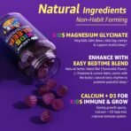 Kids Sleep Gummies - Magnesium Glycinate Gummies, Melatonin Free Sleep Aid - Image 5