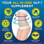 asusxcli GLP-1 Supplement - Dietary Supplement -Synbiotics - Curb Appetite, Boost Metabolism & Support Gut Health for Women & Men Lean Body Support - 90 Capsules - Image 3