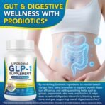asusxcli GLP-1 Supplement - Dietary Supplement -Synbiotics - Curb Appetite, Boost Metabolism & Support Gut Health for Women & Men Lean Body Support - 90 Capsules - Image 7