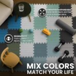bemaxx Gym Mats Set - EVA Interlocking Foam Floor Tiles Workout Mat Puzzle - Image 10