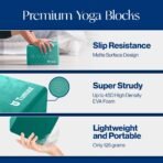 Tumaz Non-Slip Yoga Blocks，High-Density EVA Foam 2 Pack for Yoga & Pilates - Image 3