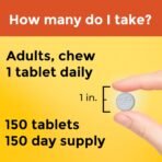 Nature Made Chewable Vitamin C 500 mg for Immune Support, 150 Tablets - Image 5