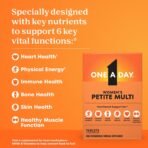One A Day Women’s Petites Multivitamin,Supplement with Vitamin A, C, D, E and Zinc for Immune Health Support, B Vitamins, Biotin, Folate (as folic acid) & more,Tablet, 160 count - Image 3
