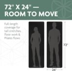 Gaiam Thick Yoga Mat, Exercise & Fitness Mat with Easy-Cinch Carrying Strap - Image 5
