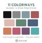 Gaiam Thick Yoga Mat, Exercise & Fitness Mat with Easy-Cinch Carrying Strap - Image 9