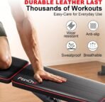FitinOne Adjustable Folding Weight Bench for Home Gym, 660 lbs Capacity Multi-Functional Workout Bench Sturdy Durable for Full Body - Image 5