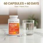 Dr. Berg 7-in-1 Vitamin D3 K2 5000 IU | Naturally Derived D3 | 4X Lab-Tested & Verified | High Absorption Formula | K2 D3 Vitamin Supplement | 60 Capsules - Image 5