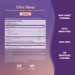 Natrol Ultra Sleep 3-in-1, 5mg Melatonin, GABA & Botanicals, 50 Gummies - Image 4