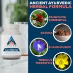 Ayush Herbs Carditone, Holistic Heart Support with Rauwolfia, 60 Servings - Image 3