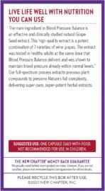 New Chapter Blood Pressure Take Care Supplement, 30 Count - Image 4