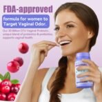 Vaginal Probiotics for Women Female,Promotes Ph Balance,Healthy Vaginal Odor & Flora,Urinary Tract Health with Prebiotics & Lactobacillus Probiotic Blend 30 Billion CFU,60 Capsules - Image 6