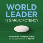 Garlique Garlic Extract Supplement, Healthy Blood Pressure Formula, Odorless & Vegan, 60 Caplets - Image 4