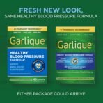 Garlique Garlic Extract Supplement, Healthy Blood Pressure Formula, Odorless & Vegan, 60 Caplets - Image 6