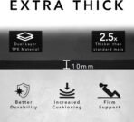 Large Workout Mat - 10mm Extra Thick Exercise Mat & Wide Yoga Mat, 72"x32" - Image 3